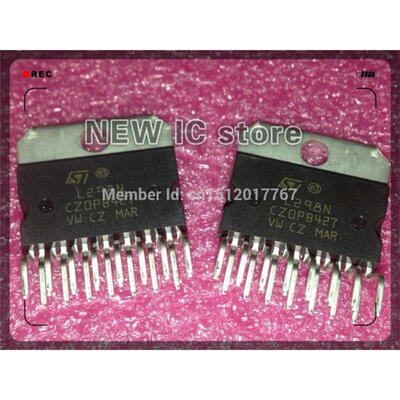 

Free shipping 5pcslot L298N L298 ST ZIP-15 IC Stepper motor driver chipdrive bridge - internal switch
