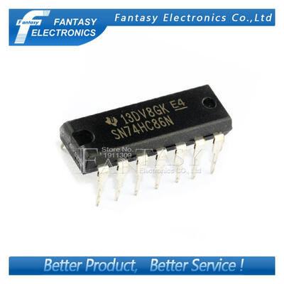 

10PCS SN74HC86N DIP14 SN74HC86 DIP 74HC86N 74HC86 new and original IC free shipping