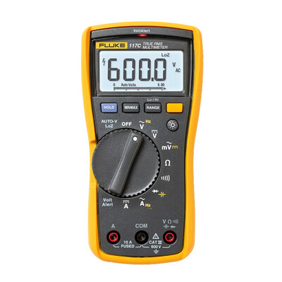 

Fluke FLUKE 117C compact true RMS digital multimeter AC&DC voltage&current measurement with voltage alarm function multimeter instrumentation