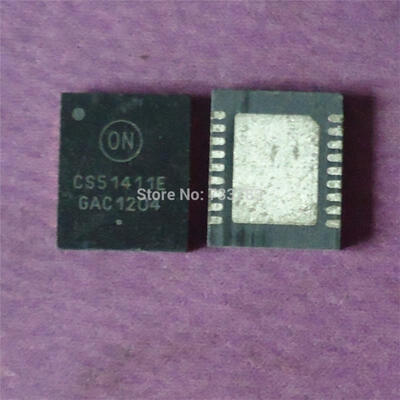 

5pcslot CS51411EMNR2G CS51411E QFN18 Buck Regulator Low Voltage 15 A 260 kHz with Sychronization Capability