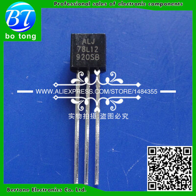 

Free shipping 100PCS/LOT WSA78L12 78L12 IC REG LDO 12V 0.1A TO92-3 100% NEW ANG ORIGINAL.