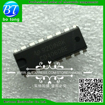 

10PCS CD4060BE DIP16 CD4060 DIP IC free shipping