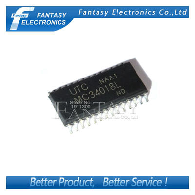 

10PCS MC34018L SOP28 MC34018 SOP SMD new and original IC free shipping
