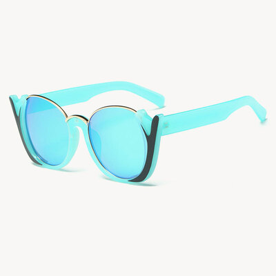 

LIKEU'S Мода бабочка Солнцезащитные очки для женщин UV400 Качество lunette Негабаритные женские солнцезащитные очки для очков Hlaf очки для женщин