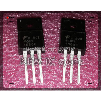 

Free shipping 10pcslot FQPF7N60C 7N60C FSC Voltage Regulator TO-220F