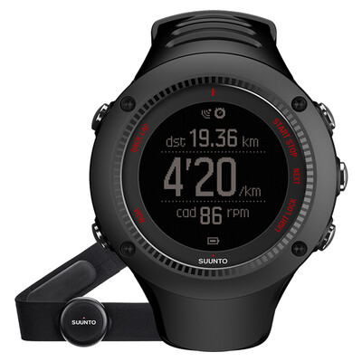 

Sung Tuo (SUUNTO) смотреть AMBIT3 RUN Black HR расширение поле 3R на открытом воздухе спортивный смарт-часы черный сердечный ритм SS021257000
