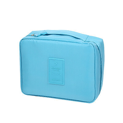 

Shouyou travel with large capacity second generation wash bag simple cosmetic bag storage bag multi-function travel storage bag JD-SN-01 light blue