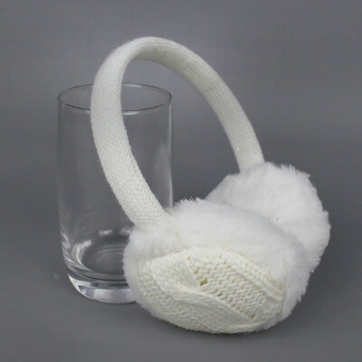 

Fashion Winter Earmuffs Womens Warm Unisex Ear Cover Knitted Plush Earwarmers Girl Winter Warm Earmuffs Faux fur ear muffs