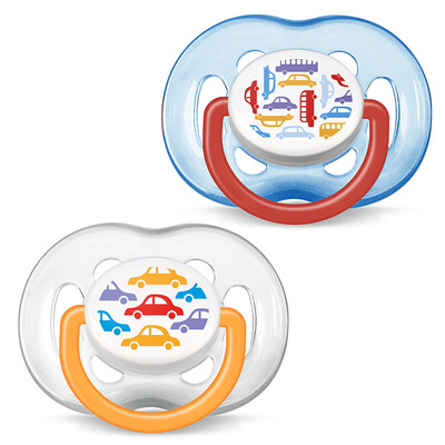 

Philips AVENT UK imports AVENT fashion pacifier 6-18 months six holes breathable SCF17222 two loaded new&old models random delivery