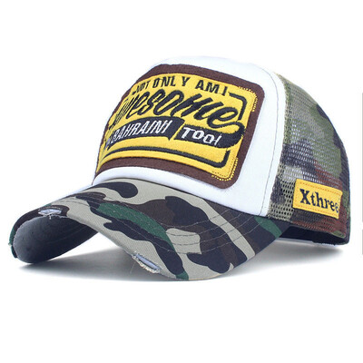 

Xthree gorra de béisbol de verano bordado gorra de malla sombreros para hombres mujeres snapback Gorras hombre sombreros casuales
