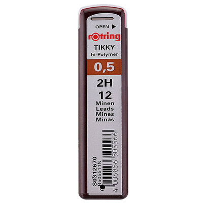 

Red ring Rotring lead 2H 05mm