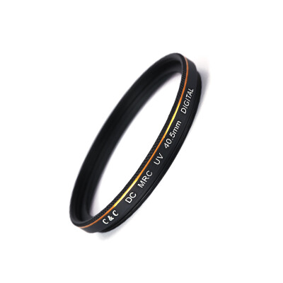 

C & C DC MRC UV 40.5mm ultra-thin double-sided multi-layer waterproof coating personalized gold ring UV filter non-diaphragm SLR camera