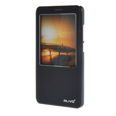 

MOONCASE Huawei Ascend Mate 7 чехол для View Slim Leather Flip Pouch Bracket Back Cover Sapphire