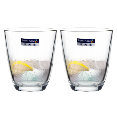 

Jingdong supermarket] Le Meiya (Luminarc) glass cup New Orr steel hot cup 310 ml 2 loaded
