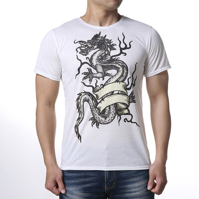

ClothingLoves Mens Casual Pullover Animals Printing T-Shirts