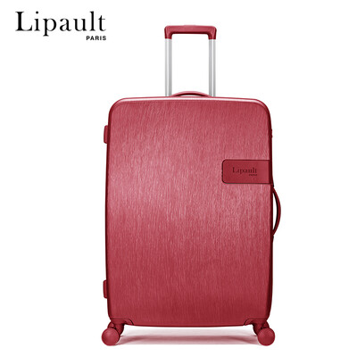 

Lipault suitcase sleek minimalist universal wheel trolley case 25 inch men&women travel suitcase boarding hard box AU916002 charcoal gray