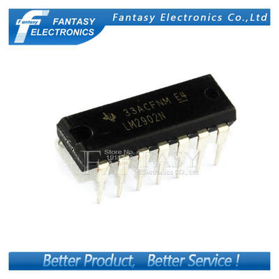 

100PCS LM2902N DIP14 LM2902 DIP LM2902P new and original IC free shipping