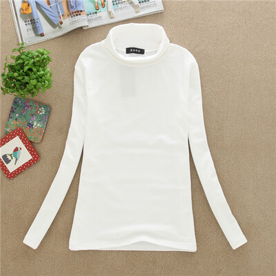 

BACHASH 2017 High Quality Fashion Spring Autumn Winter Sweater Women Wool Turtleneck Pullovers Fashion Womens Solid Sweaters