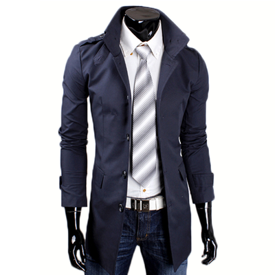 

Zogaa New Mens Wind Coat Slim Casual Coat