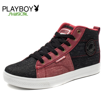 

PLAYBOY brand,Autumn New,British style,Fashional,Leisure,High top canvas,Men's shoes