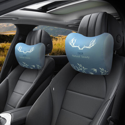 

OULEJIA car headrest OLJ-TZ001 memory cotton driving pillow car neck pillow pillow apricot