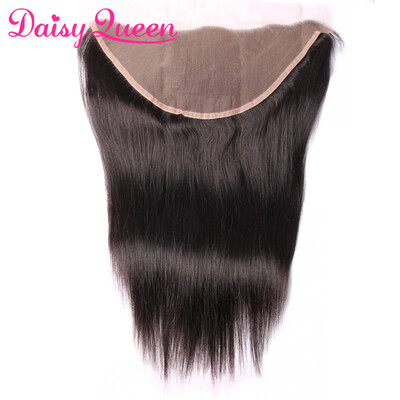 

Brazilian Straight 13X6 Lace Frontal with Baby Hair Free Part 8A Unprocessed Virgin Human Hair Frontal Natural Color Remy Hair