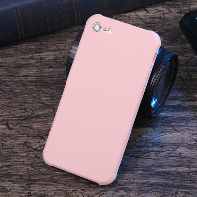 

Модные Простые Ударопрочный Мягкий тонкий Обложка чехол для IPhone 7 8 плюс телефон силиконовый чехол Капа для iphone X 6 6s