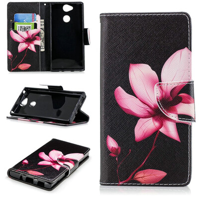

BEFOSPEY Painting PU LeatherSoft TPU Card Slot Stand Wallet Case For Sony Xperia XA252"2018