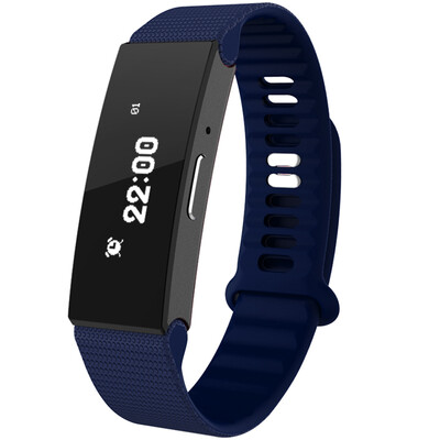 

clingband smart bracelet sports heart rate micro letter interconnection наружный сенсорный экран звонящий дисплей ряд профессиональных спортивных режимов SOS помощь УФ-мониторинг глубокий темно-синий