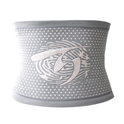 

Tianyi Huatai men&women warm retaining belt mineral paint point far infrared warm belly nursing stomach waist belly gray S