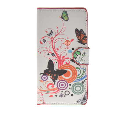 

MOONCASE Butterfly style Leather Side Flip Wallet Card Slot Stand Pouch ЧЕХОЛ ДЛЯ Sony Xperia Z4