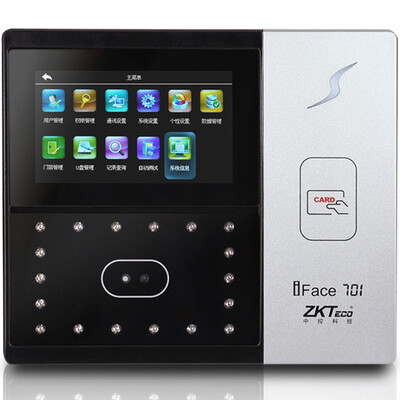 

Zhongzhi wisdom (ZKTeco) IFACE701 face / RF card mixed verification attendance machine