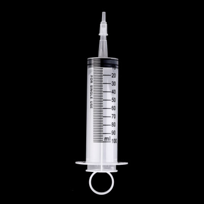 

100ML Large Plastic Hydroponics Nutrient Sterile Disposable Measuring Syring