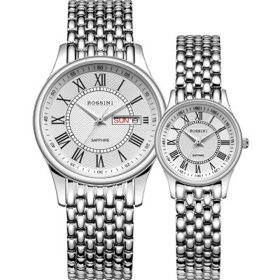 

Rossini (ROSSINI) watch Ya Zun business series stainless steel quartz couple table male watch R6355W01G