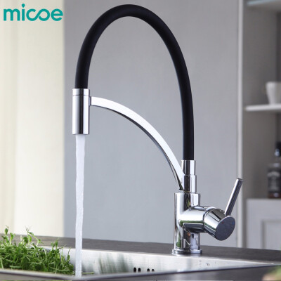 

Micoe Pre-Rinse Spray Kitchen Faucet с 360 ° поворотным носиком Одноручный кухонный кухонный смеситель для кухонной мойки H-HC102