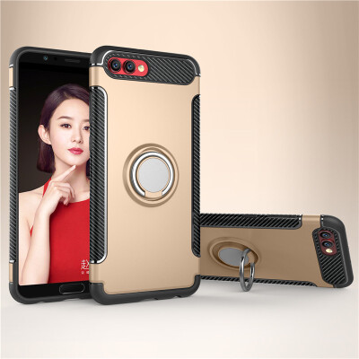 

Huawei Honor 7X89 Armor Car Magnetic Suction Ring Bracket Silicon TPU Hard PC Phone Case