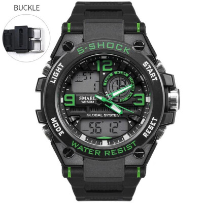 

SMAEL Luxuly Mens Wrist Watch Gold Digital Watch Man Waterproof 50m LED Clock Man Digital Watch Man Sport Watch S hock