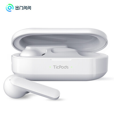 

Q беспроводная интеллектуальная гарнитура TicPods Бесплатная действительно беспроводная Bluetooth-гарнитура TWS в ухе спортивные наушники классические белые