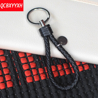 

Новое прибытие cBraided кожаная веревка Handmade Wain Keychain цинковый сплав Key Chain Car Key Ring