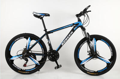 

KUBEEN 26 inch steel 21 speed aluminum frame mountain bike skateboard double disc
