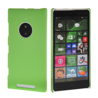 

MOONCASE Hard Rubberized Rubber Coating Devise Back Case Cover for Nokia Lumia 830 Green