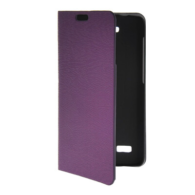 

MOONCASE Slim Leather Side Flip Wallet Card Slot Pouch with Kickstand Shell Back Case Cover for Huawei Honor Holly Purple