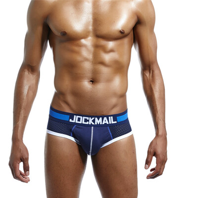 

JOCKMAIL Mens Underwear Mens Triangle Briefs Mesh Vents Athletic Fitness