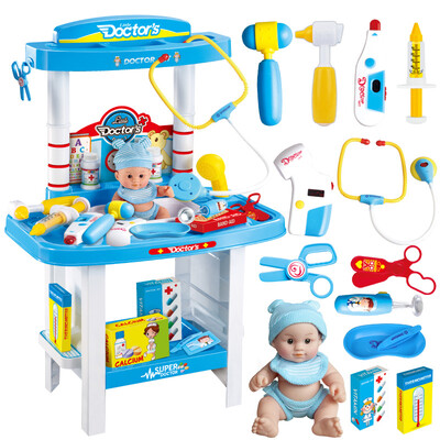 

Игрушки для девочек Детские игрушки для детей Игрушки Набор инструментов для игры в доктора Набор медицинских коробок для детей Стетоскоп для игры в доктора Интерактивный стол