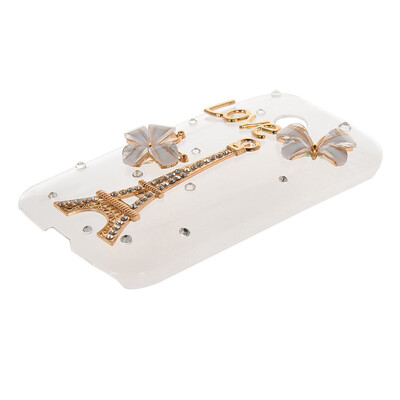 

MOONCASE Luxury Flower Crystal Bling Rhinestone Hard Back Shell Case Cover for Motorola Moto E