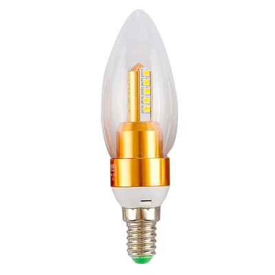 

Jingdong Supermarket] NVC lighting (NVC) light bulb led light 3WE14 spiral small mouth bubble gold base 2700K yellow