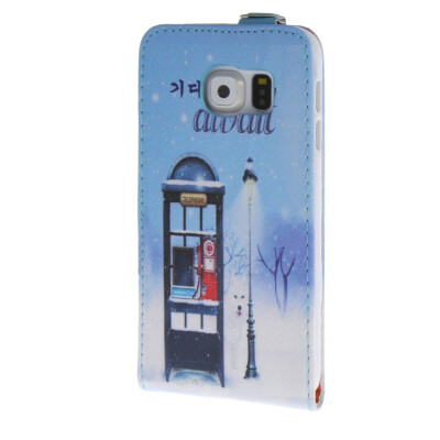 

MOONCASE Samsung Galaxy S6 Edge ЧЕХОЛ ДЛЯ Leather Bottom Flip Pouch [Pattern series] /a02