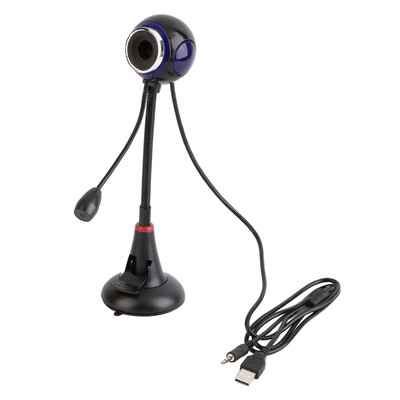 

Bendable USB Webcam Web Cam Video Camera/Mic for PC Laptop Desktop Computer Black
