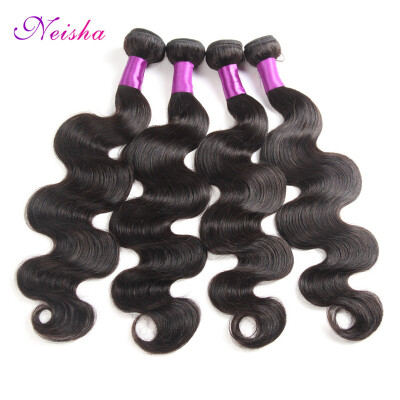 

Neisha Peruvian Body Wave Hair Bundles 8A Grade Unprocessed Human Hair Bundles 4 Bundles Deal Peruvian Virgin Hair Body Wave