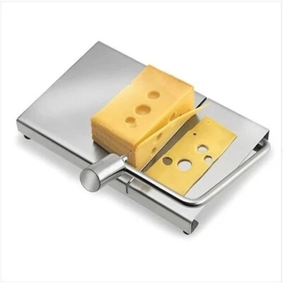 

Hot Sale Stainless Steel Cheese Slicer cutter butter knife with cheese board for dessert cake cutting machine cooking tools